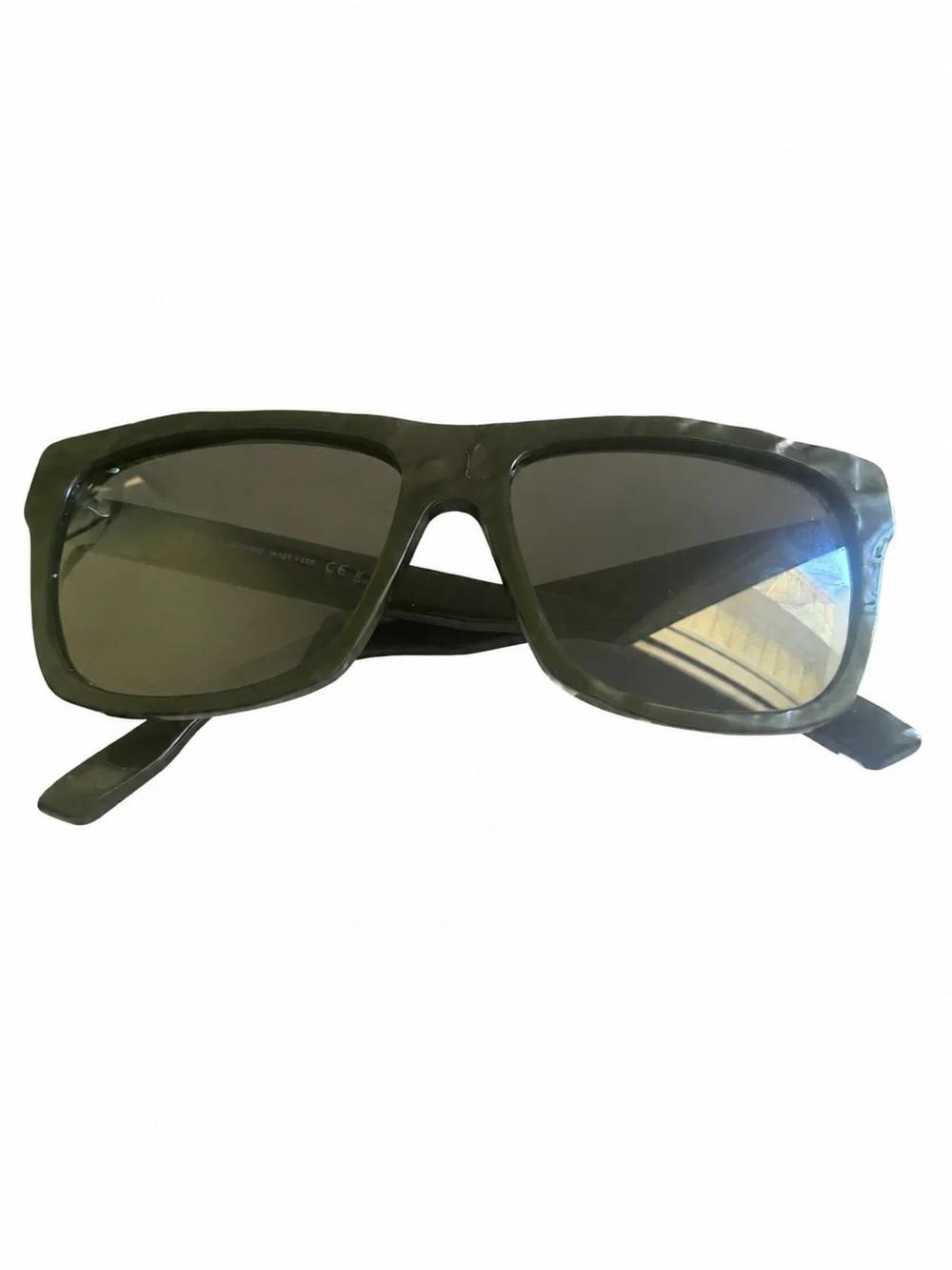Alexander McQueen Dark Green  Frame Sunglasses (small scratches on lens )